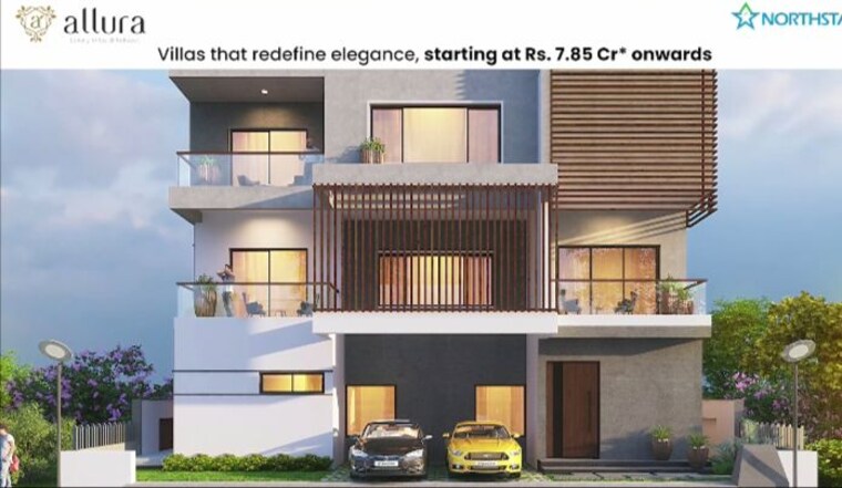 Exterior View, kokapet 4 Bedroom 4500 Sq.Ft. Villa In Kokapet Hyderabad 10353472