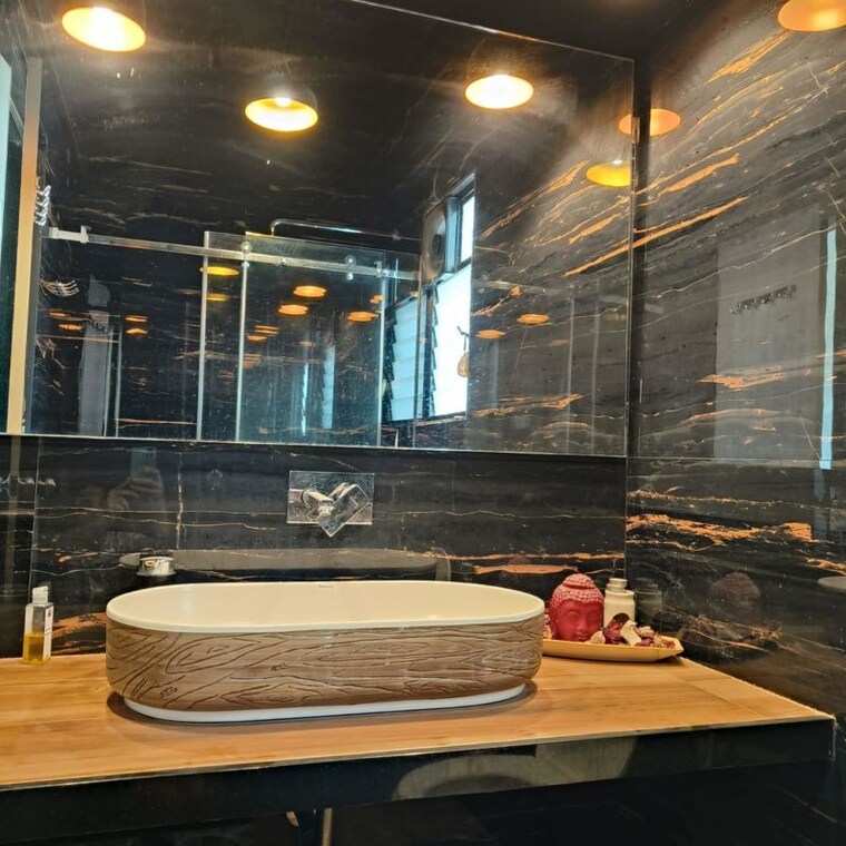 Attached Bathroom, oxford-village-condominium 2 Bedroom 1200 Sq.Ft. Apartment In Wanowrie Pune 9070868