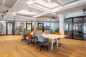 Team Area in  Office Space at Myscape Weave, Puppalaguda – for Rent