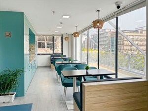 Kitchen in  Office Space at Sahastradhara – for Rent