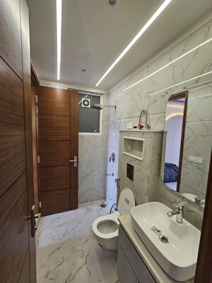 Bathroom in  Builder Floor at Gwal Pahari – for Rent