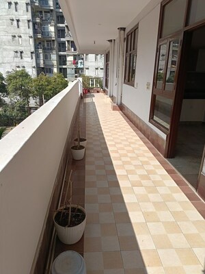 Balcony in 3.5 BHK Apartment at Atlantis CGHS, Sector 47 – for Rent