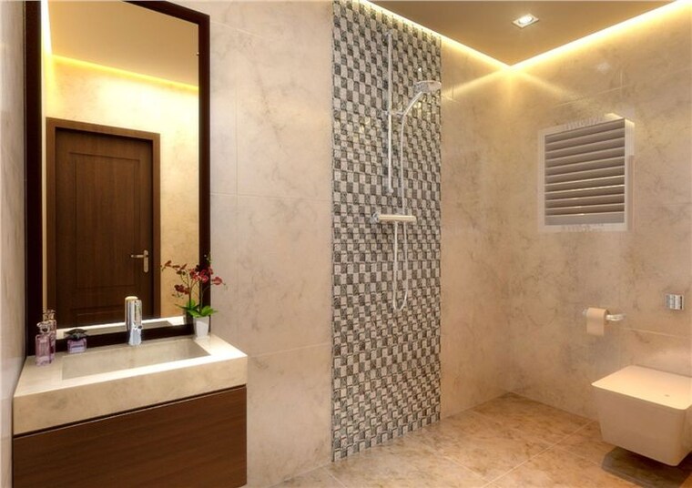 Bathroom, indiabulls-sky-forest 3 Bedroom 3048 Sq.Ft. Apartment In Lower Parel Mumbai 10356763
