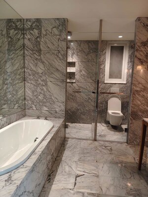 Bathroom in 4 BHK Apartment at Panchshil YooPune, Hadapsar – for Rent