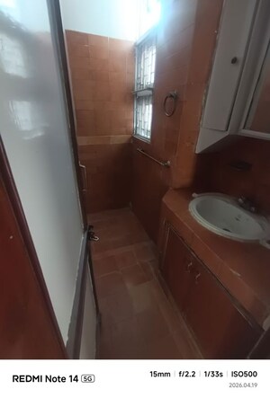Bathroom in 3 BHK Builder Floor at Kalkaji – for Rent