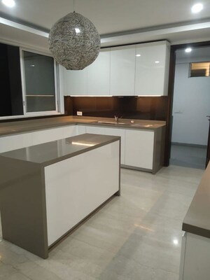 Kitchen in 3.5 BHK Apartment at Sagitarius Bluegrass Residences Tower 1, Kalyani Nagar – for Rent