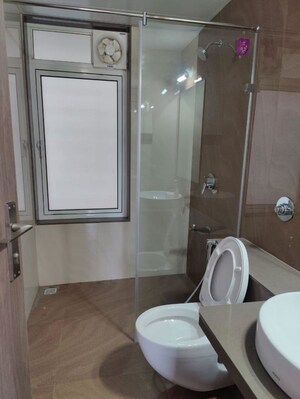 Bathroom in 4 BHK Apartment at Sagitarius Bluegrass Residences Tower 2, Kalyani Nagar – for Rent
