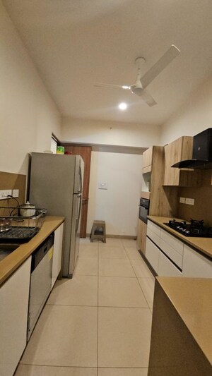 Kitchen in 3.5 BHK Apartment at Sagitarius Bluegrass Residences Tower 2, Kalyani Nagar – for Rent
