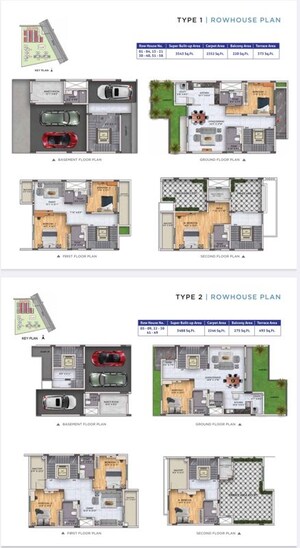 Floor Plan in 4 BHK Villa at Sattva Songbird, Budigere Cross – for Sale