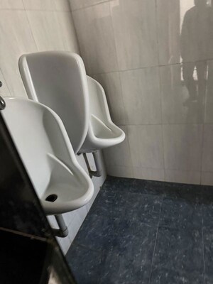 Bathroom in  Office Space at Turf Estate, Worli – for Rent