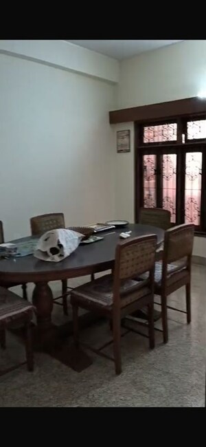 Dining area in 4 BHK Apartment at Langford Town – for Rent