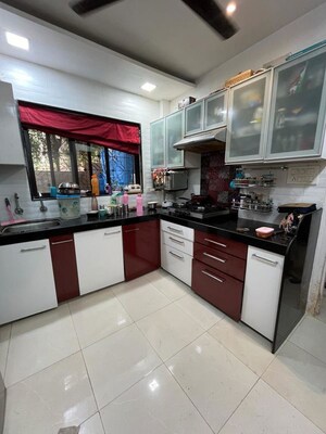 Kitchen in 2 BHK Apartment at Jamuna CHS Malad East, Malad East – for Rent