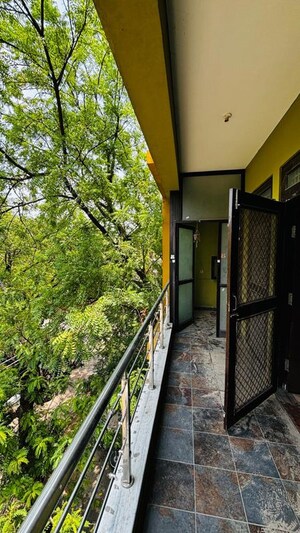 Balcony in 3 BHK Builder Floor at Bais Godam – for Rent