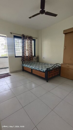 Bedroom in 2 BHK Apartment at Manas Bunglow, Dhayari – for Rent