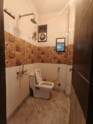 Bathroom in 2 BHK Builder Floor at Kalkaji – for Rent