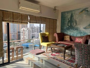 Living Room in 1 BHK Apartment at Conwood Astoria, Goregaon East – for Rent