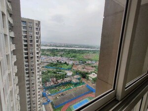 Balcony in 4 BHK Apartment at Lodha Amara, Kolshet Road – for Rent