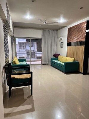 Living Room in 3 BHK Apartment at Ambawadi – for Rent