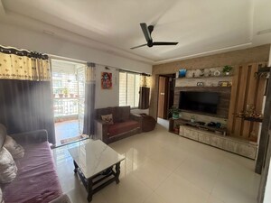 Living Room in 2 BHK Apartment at Bhoomi Skylar, Ravet – for Rent