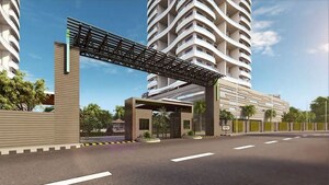 3 BHK Apartment – Exterior View View at Enpar Lotus 101 Worli Residences, Lower Parel - for Rent