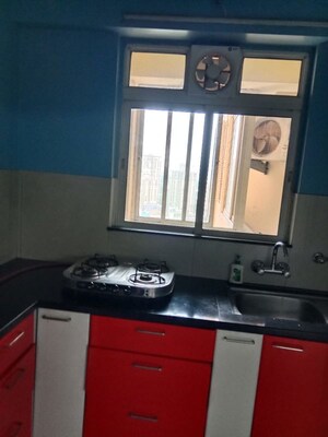 Kitchen in 2 BHK Apartment at Hiranandani Garden Brentwood, Powai – for Rent