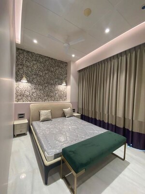 Bedroom in 3 BHK Apartment at Enpar Lotus 101 Worli Residences, Lower Parel – for Rent