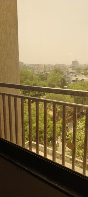 Balcony in 3 BHK Apartment at Aashirvad Bhagyalaxmi Apartment, Vasna – for Sale