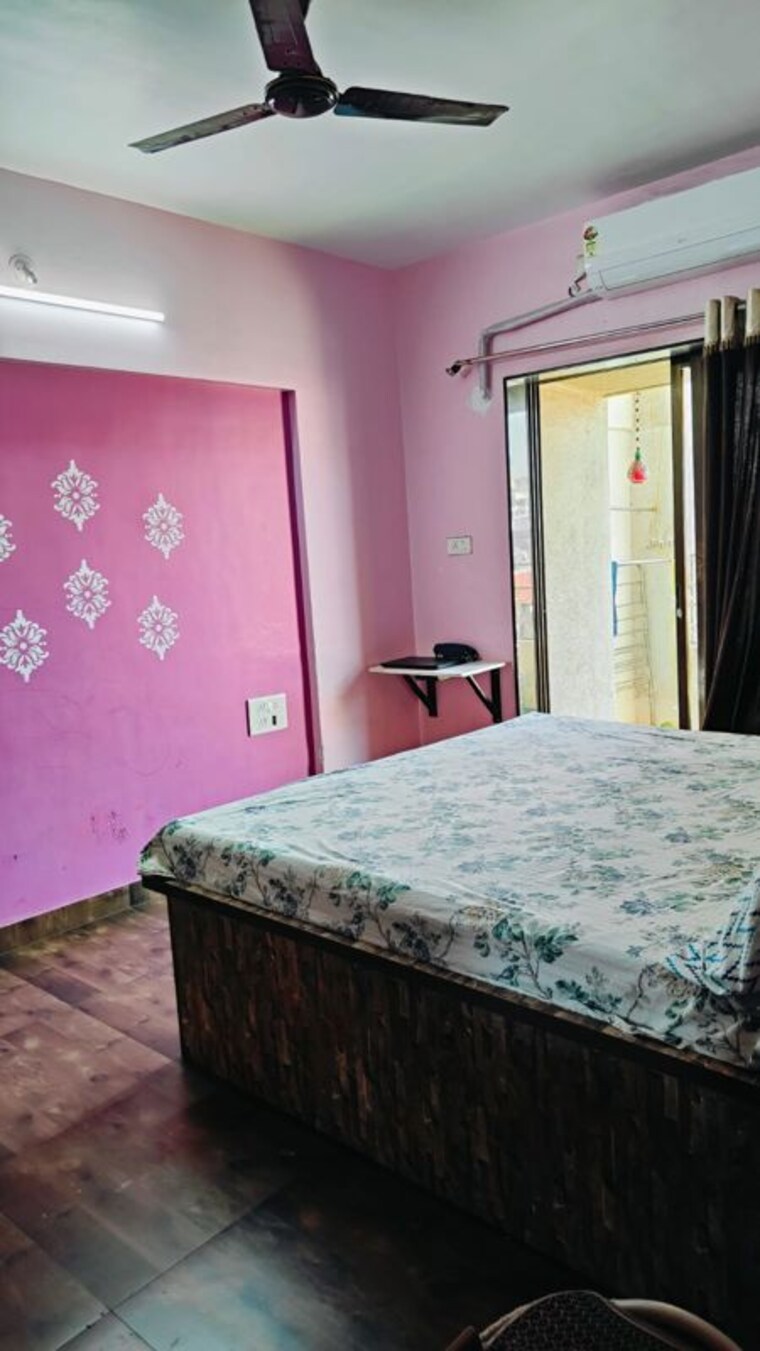 Bedroom, om-aishwarya-residency 2 Bedroom 900 Sq.Ft. Apartment In Wakad Pune 10357448