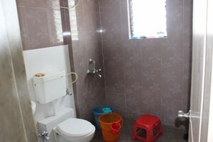 Bathroom in 3 BHK Apartment at Platinum 9 World Tower, Wakad – for Rent