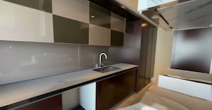 Kitchen in 3 BHK Apartment at Lodha World Crest, Worli – for Rent