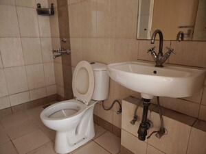 Bathroom in 3 BHK Apartment at Mahindra Aura, Sector 110a – for Rent