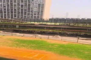 Swimming Pool in 4 BHK Apartment at Lodha Marquise, Worli – for Rent