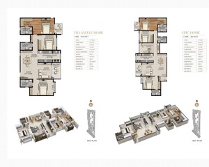 Floor Plan in 3.5 BHK Apartment at Kannamangala – for Sale