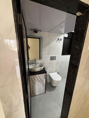 Bathroom in 2 BHK Apartment at Sandesh Nagar – for Rent