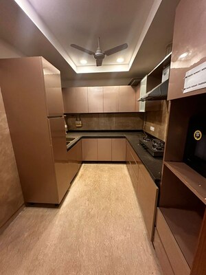 Kitchen in 3 BHK Builder Floor at Pamposh Enclave – for Sale