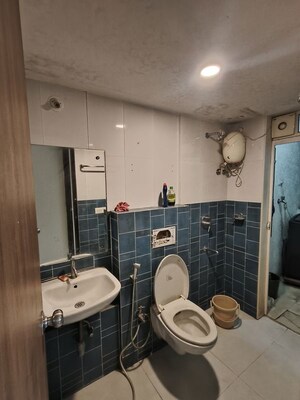 Bathroom in 2 BHK Apartment at Lodha Amara, Kolshet Road – for Rent