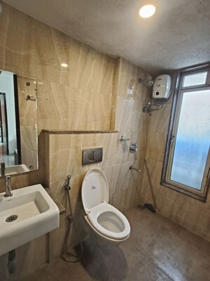 Bathroom in 2 BHK Apartment at Lodha Amara, Kolshet Road – for Rent