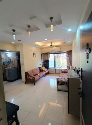 Living Room in 2 BHK Apartment at Puraniks Kanchanpushp Complex, Kavesar – for Rent