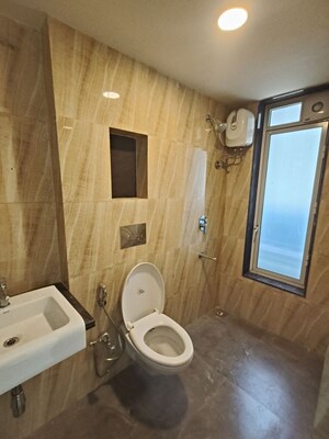 Bathroom in 2 BHK Apartment at Lodha Amara, Kolshet Road – for Rent