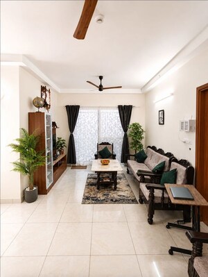 Living Room in 3 BHK Apartment at Prestige Park Square, Bannerghatta Road – for Rent
