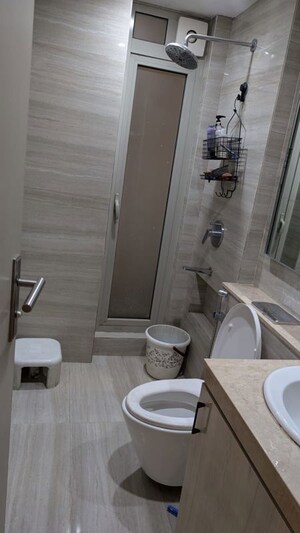 Bathroom in 2 BHK Apartment at Satguru Florence, Kasarvadavali – for Rent
