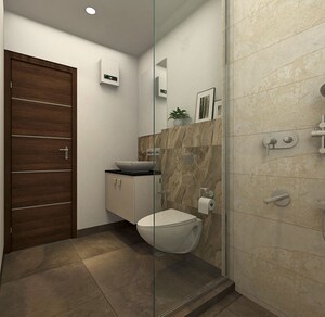 Bathroom in 2 BHK Builder Floor at Cliffton Valley, Panthaghati – for Sale