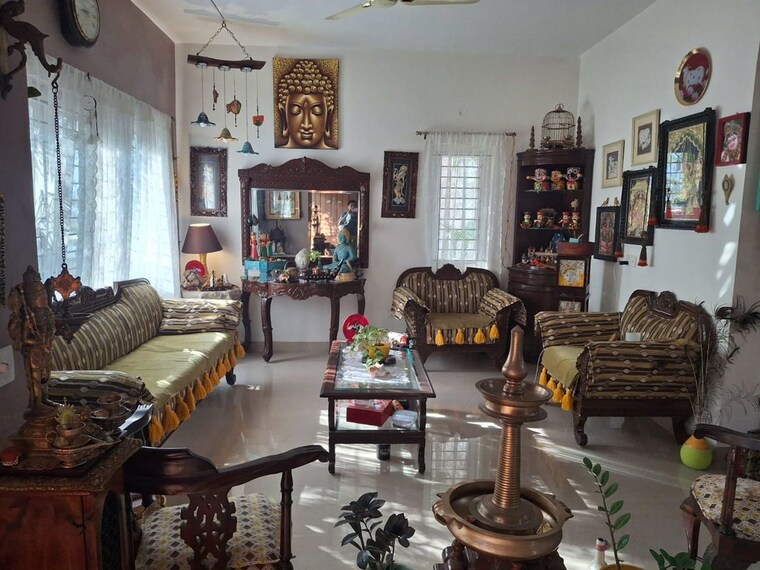 Living Room, vajram-orchid 3 Bedroom 3500 Sq.Ft. Villa In Yelahanka Bangalore 10357996