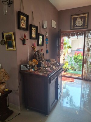Living Room in 3 BHK Villa at Vajram Orchid, Yelahanka – for Rent