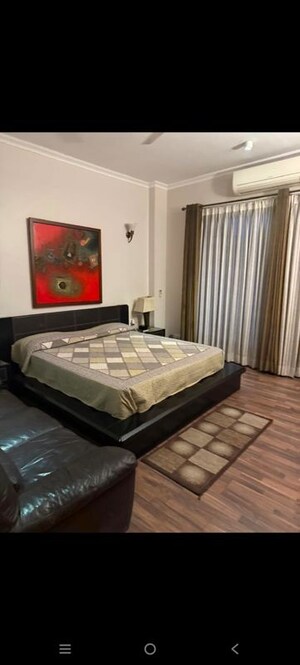 Bedroom in 3 BHK Builder Floor at Sukhdev Vihar – for Rent