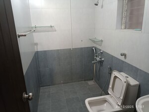 Bathroom in 3 BHK Apartment at Runwal Sameeksha, Baner – for Rent