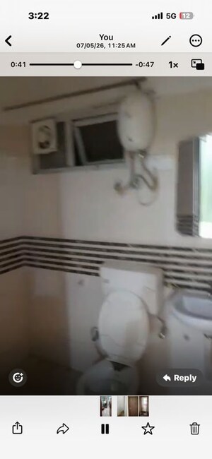 Bathroom in 2 BHK Apartment at Shree Vardhman Green Court, Sector 90 – for Rent
