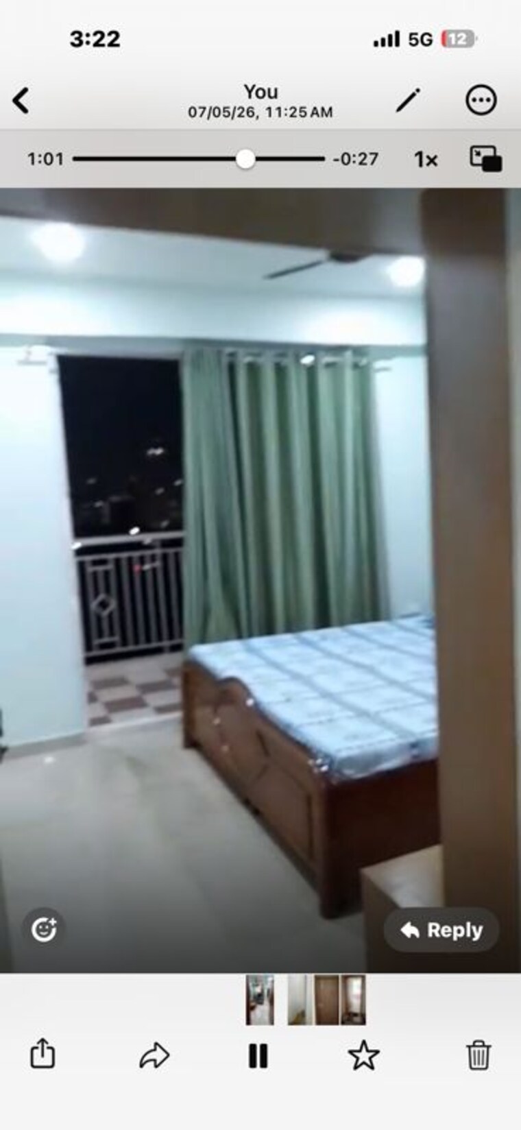 Bedroom, shree-vardhman-green-court 2 Bedroom 590 Sq.Ft. Apartment In Sector 90 Gurgaon 10358070
