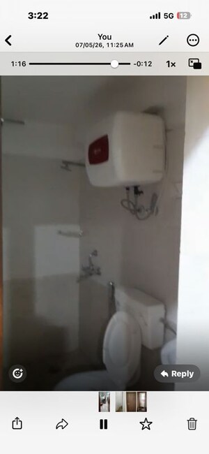 Bathroom in 2 BHK Apartment at Shree Vardhman Green Court, Sector 90 – for Rent
