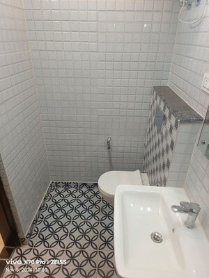 Bathroom in 4 BHK Builder Floor at Sukhdev Vihar – for Rent
